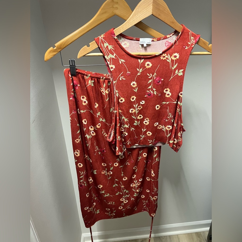 NWT WeWoreWhat Skirt and Top Matching Set size XL